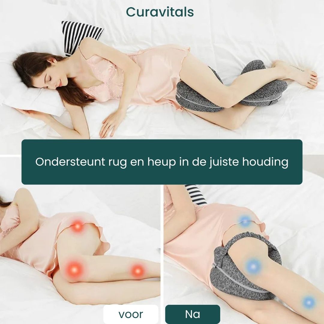 DreamAlign™ Kniekussen – Pijnvrij slapen in 3 nachten of minder