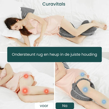 DreamAlign™ Kniekussen – Pijnvrij slapen in 3 nachten of minder