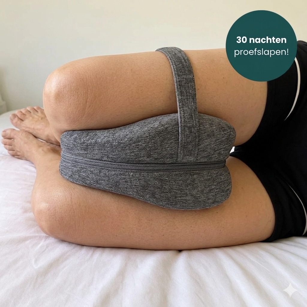 Orthopedisch Kniekussen voor Zijslapers, met Rug- en Heupontlasting